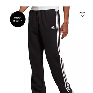 mens addidas black large joggers